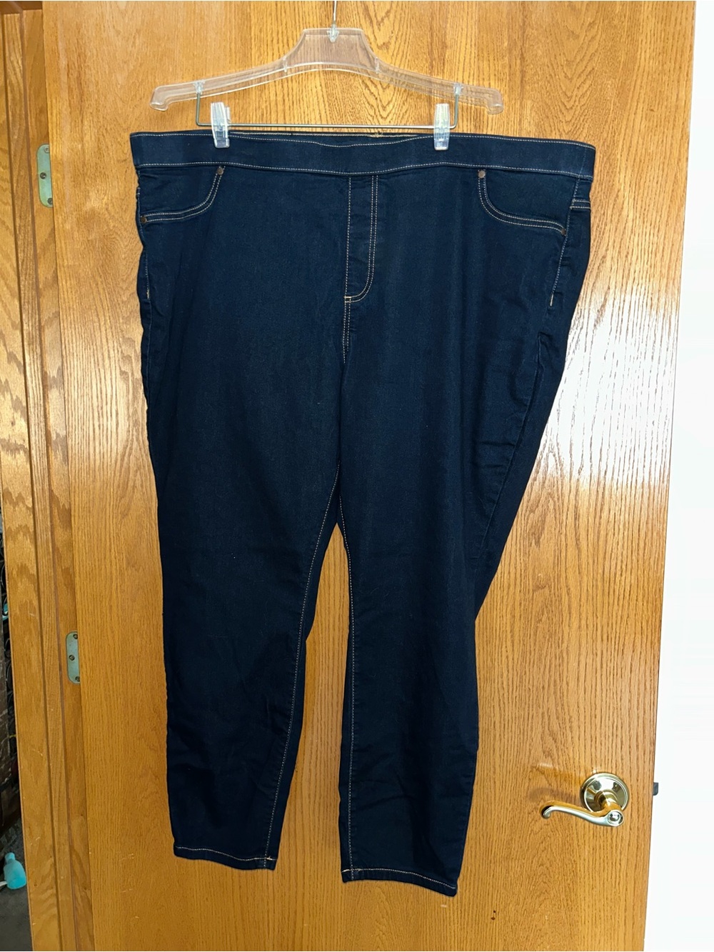Simply Vera Vera Wang Dark Denim Jeggings in 3X Size 22/24